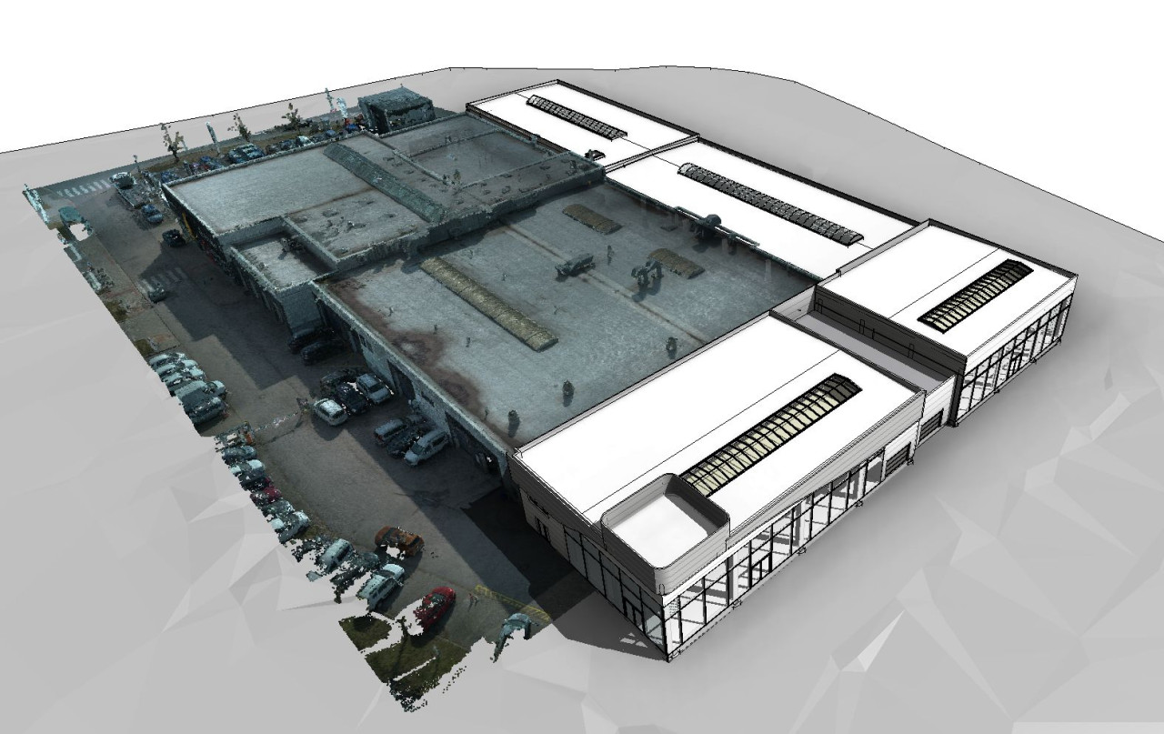 3D skenování dronem v Atelieru Testudo