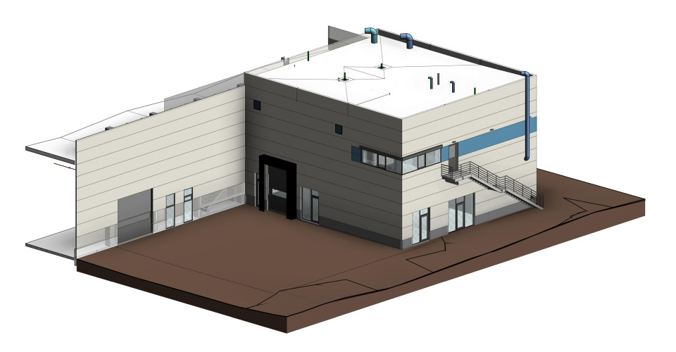 Röchling - přístavba haly