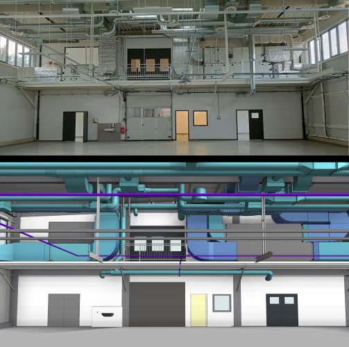 Novostavba haly firmy RACOM