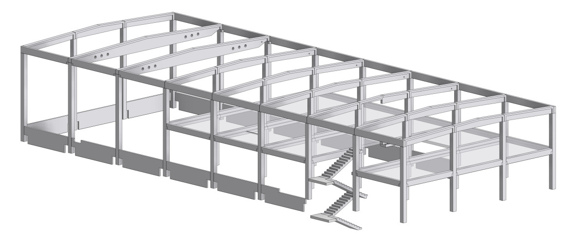 Novostavba haly firmy RACOM