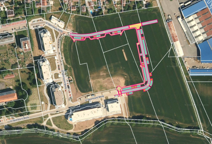 Zaokruhování lokality Nové Ohrazenice