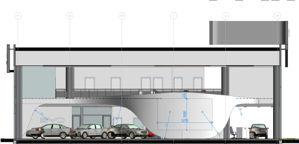 Rebranding autosalonu pro BYD